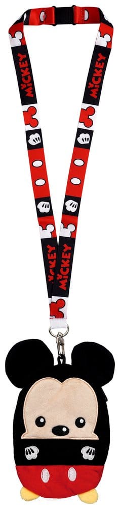 PRE ORDINE - Disney Deluxe Lanyard with Card Holder Mickey Mouse