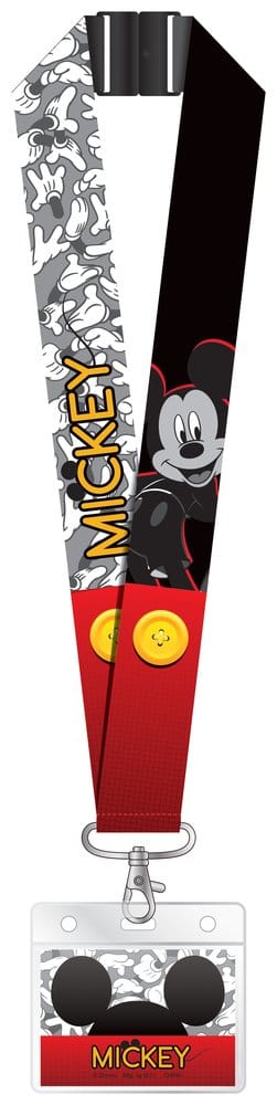 PRE ORDINE - Mickey Mouse Deluxe Lanyard with Card Holder Mickey