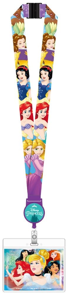PRE ORDINE - Disney Princess Deluxe Lanyard with Card Holder Retractable