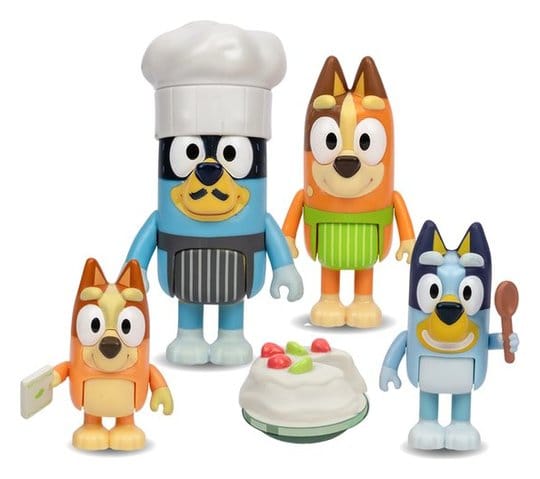 PRE ORDINE - Bluey Lets Play Figure 4-pack Chef Pavlova