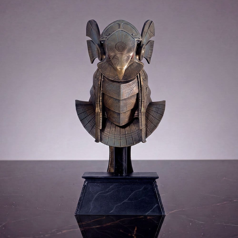 PRE ORDINE - Stargate Desktop Replica Helmet Replica Horus Guard Helmet 15 cm