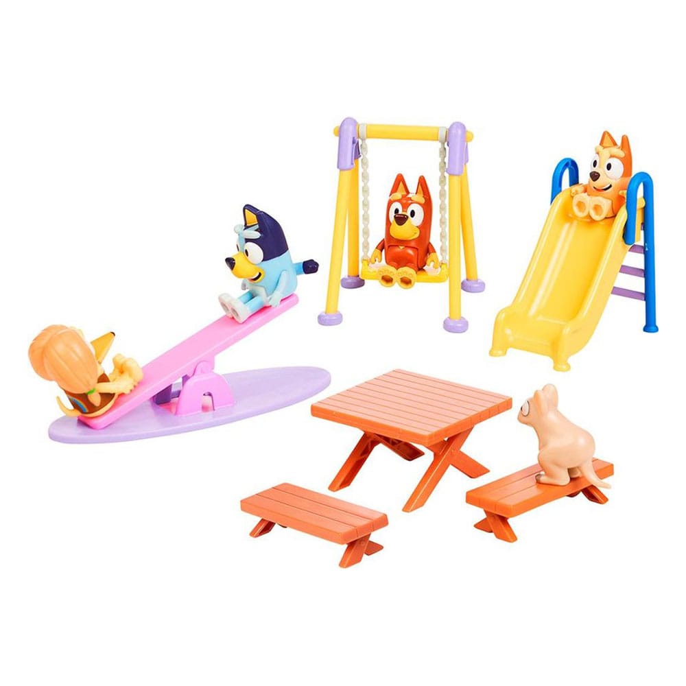 PRE ORDINE - Bluey Mini Figure Playset Bluey Deluxe playground