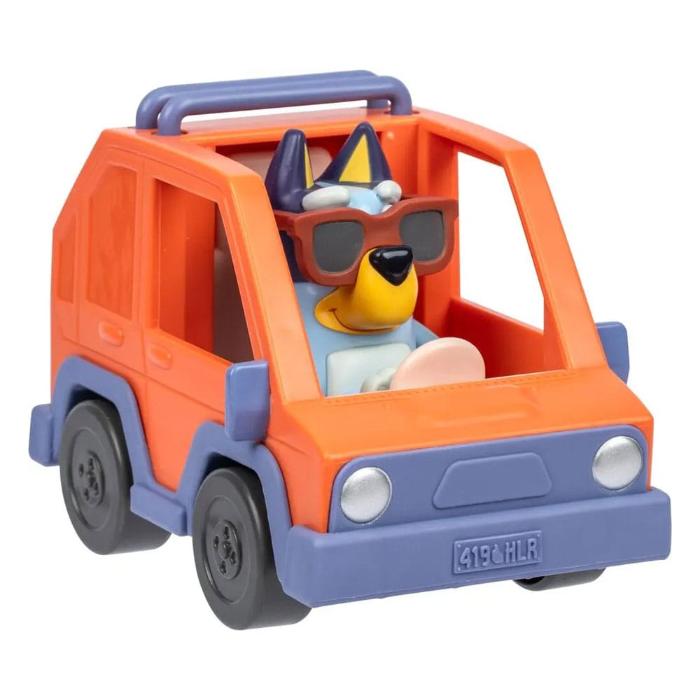 Bluey Mini Figure Playset Bluey & 4WD Car