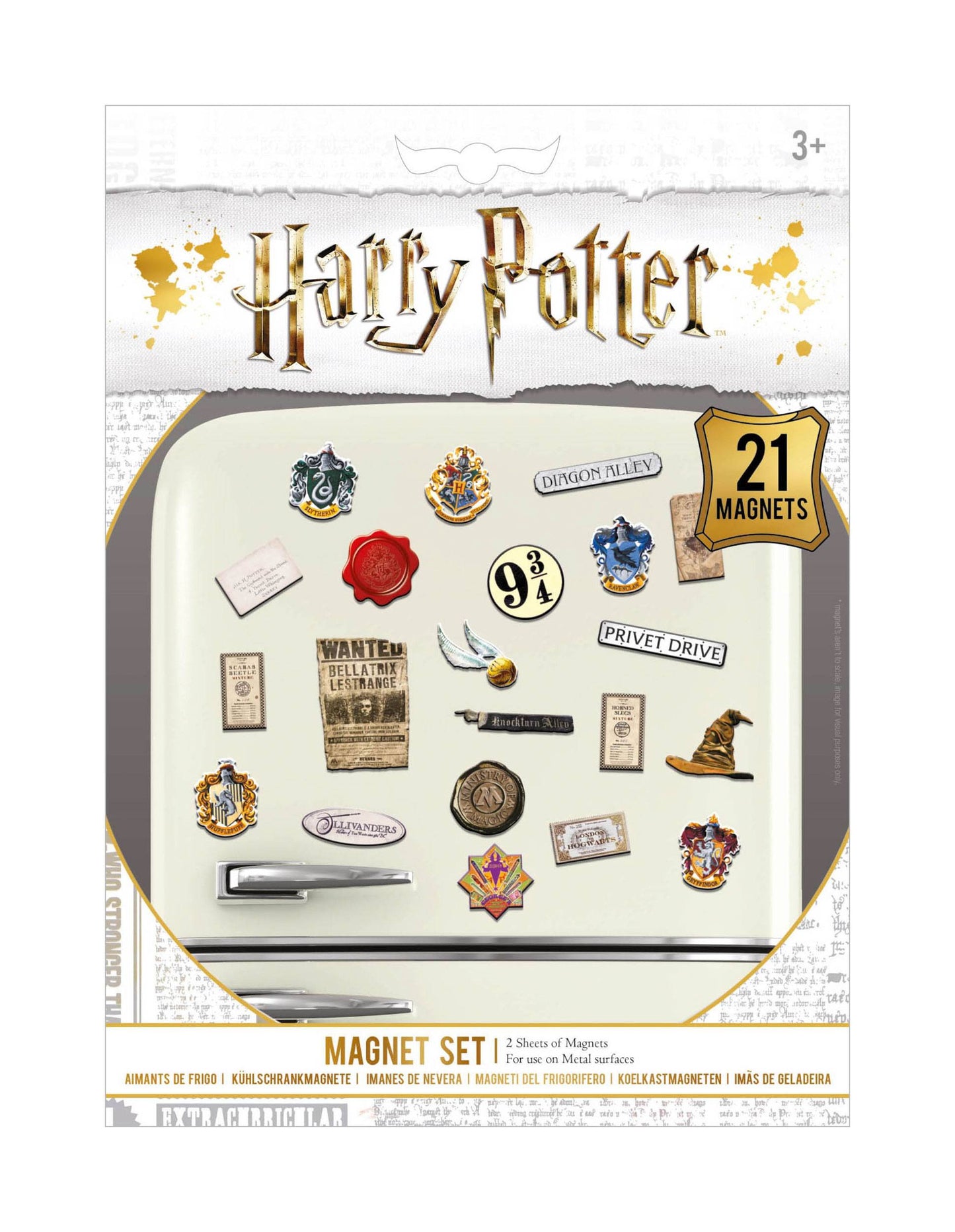 PRE ORDINE - Harry Potter Fridge Magnets Wizardry