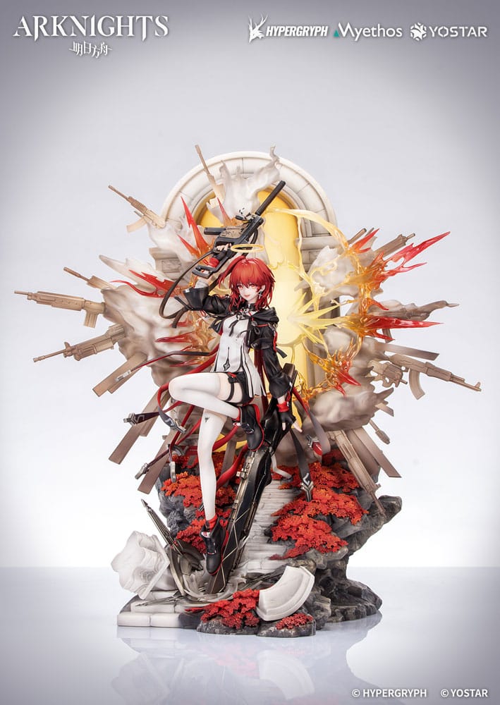 PRE ORDINE - Arknights PVC Statue 1/7 Exusiai the New Covenant: Elite 2 Ver. 36 cm