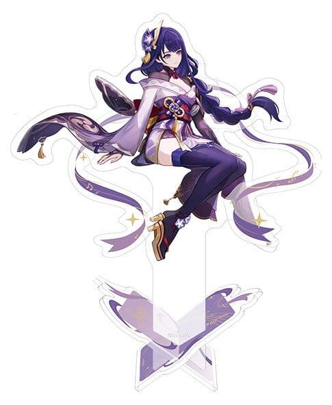PRE ORDINE - Genshin Impact Anniversary Celebration Series Acrylic Standee Raiden Shogun 6th Anniversary 13 cm