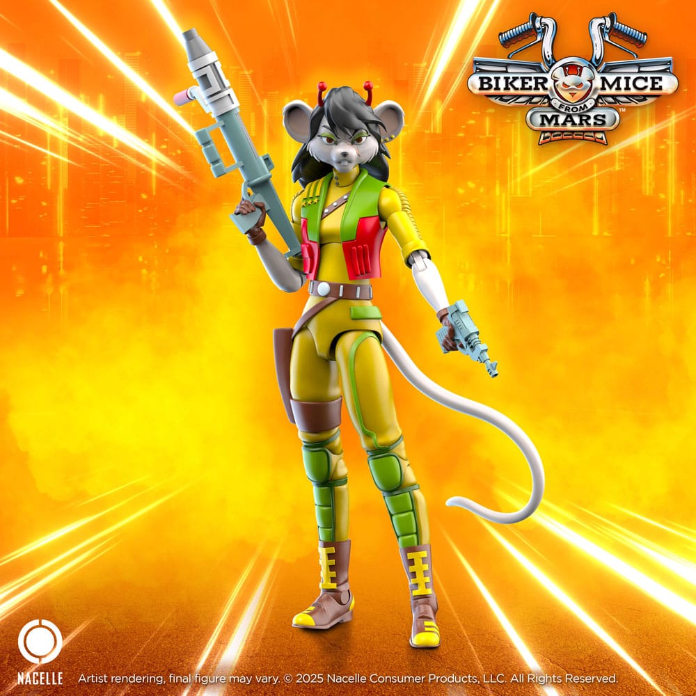 PRE ORDINE - Biker Mice From Mars Action Figure Carbine 23 cm
