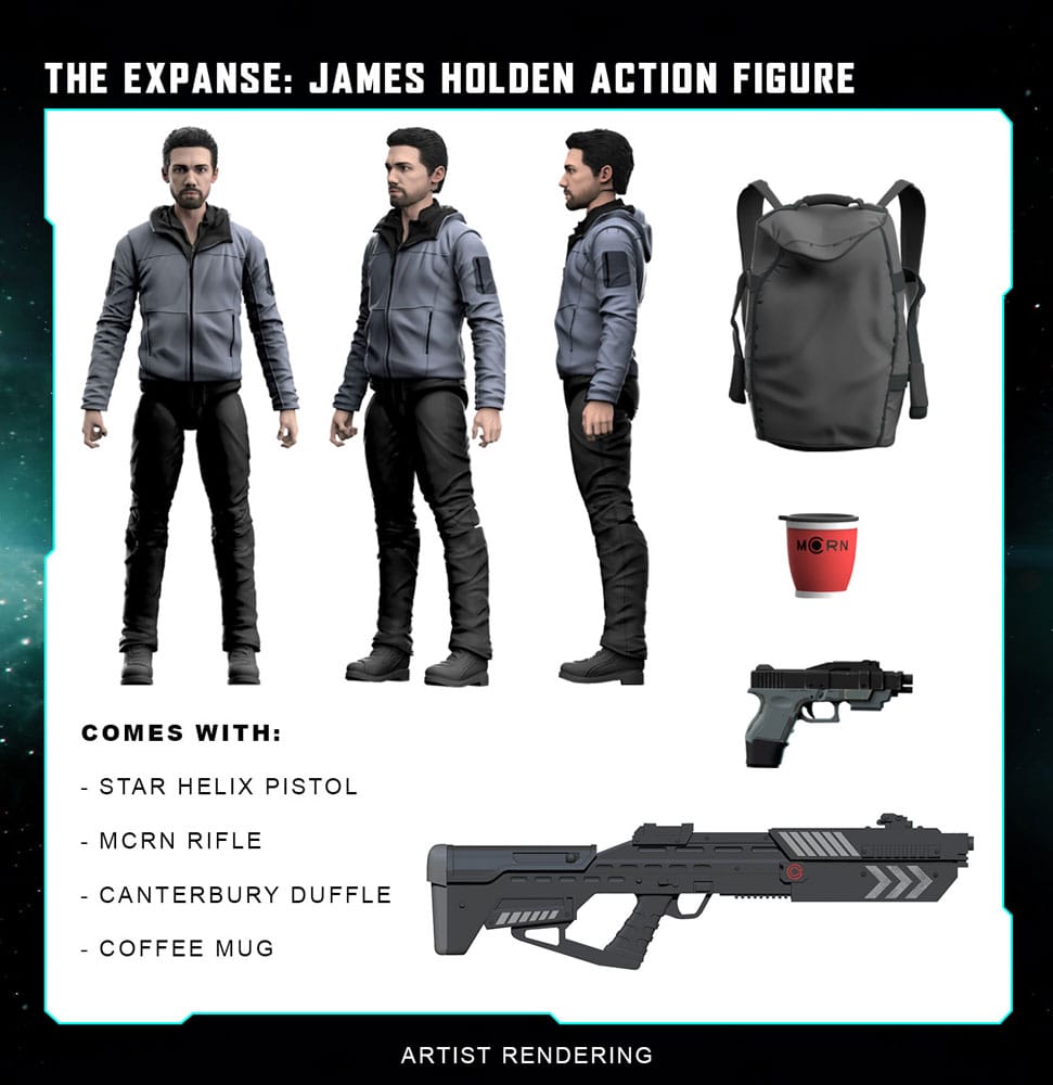 PRE ORDINE - The Expanse Action Figure James Holden 20 cm