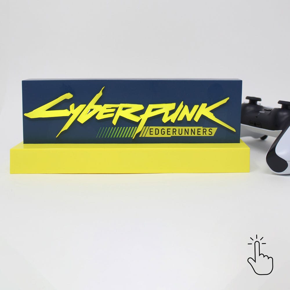 PRE ORDINE - Cyberpunk Edgerunner LED-Light Logo 22 cm