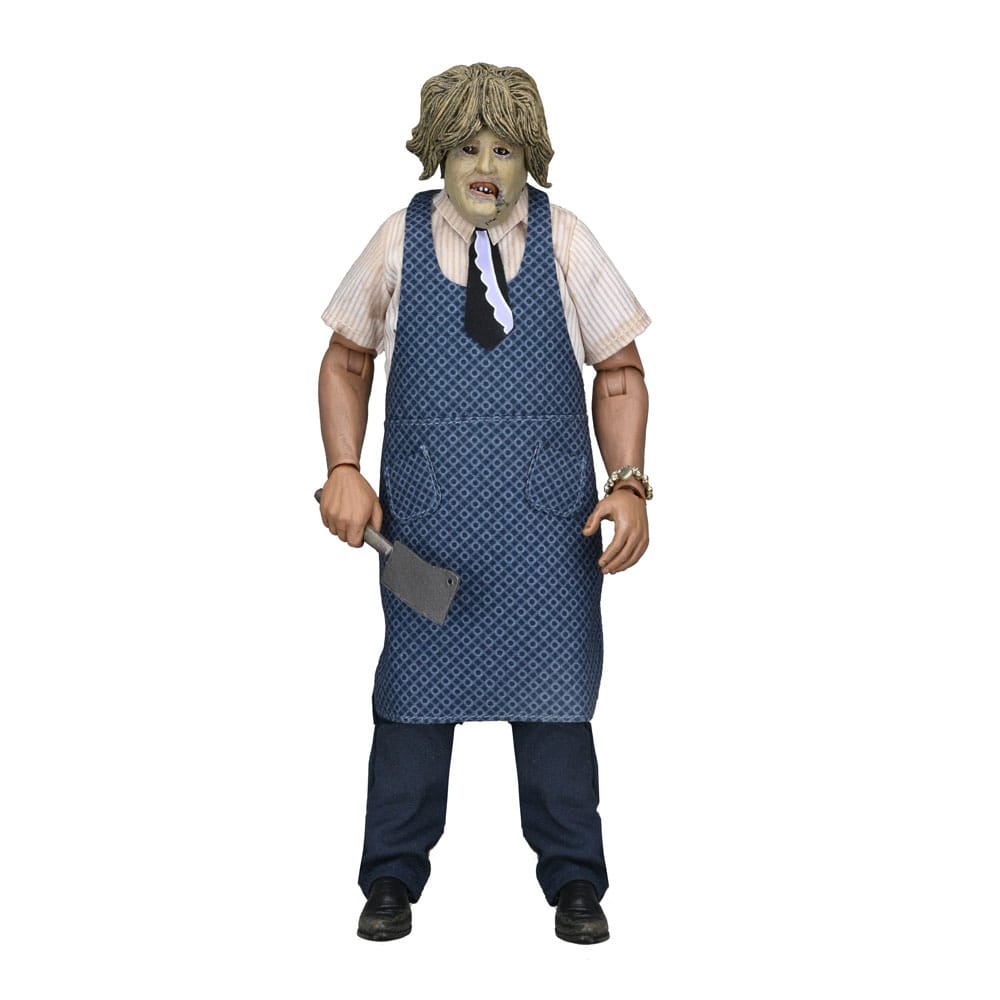 PRE ORDINE - Texas Chainsaw Massacre Clothed Action Figure Leatherface with Old Lady Mask 20 cm