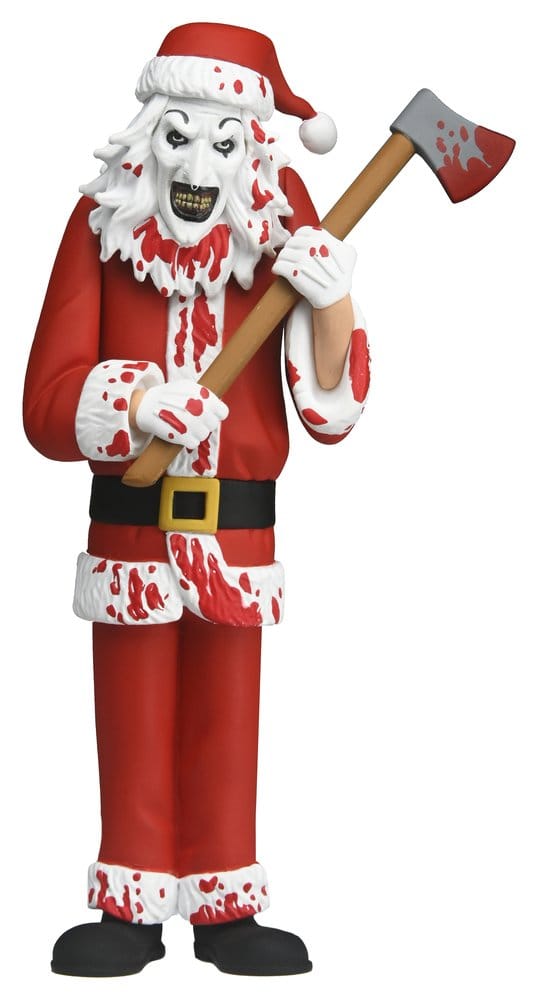 PRE ORDINE - Terrifier 3 Toony Terrors Action Figure Santa Suit Art the Clown (Bloody Version) 15 cm