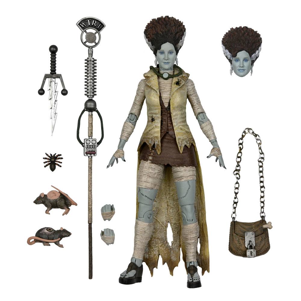 PRE ORDINE - Universal Monsters x Teenage Mutant Ninja Turtles Action Figure April as The Bride 18 cm