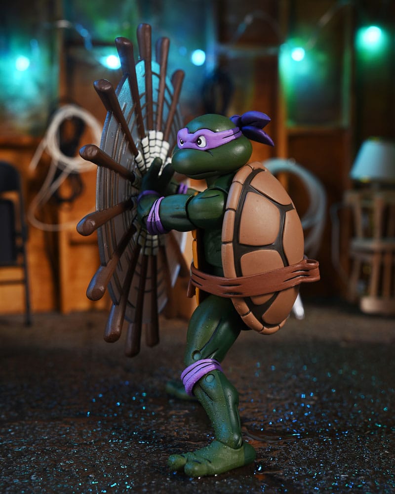 PRE ORDINE - Teenage Mutant Ninja Turtles (1987 Cartoon) Action Figure Ultimate Donatello (VHS) 18 cm