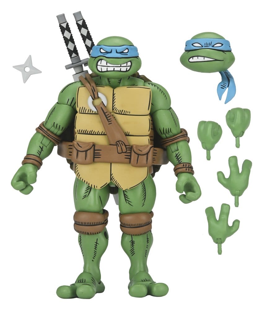 PRE ORDINE - Teenage Mutant Ninja Turtles x Usagi Yojimbo Ultimate Action Figure Leonardo 18 cm