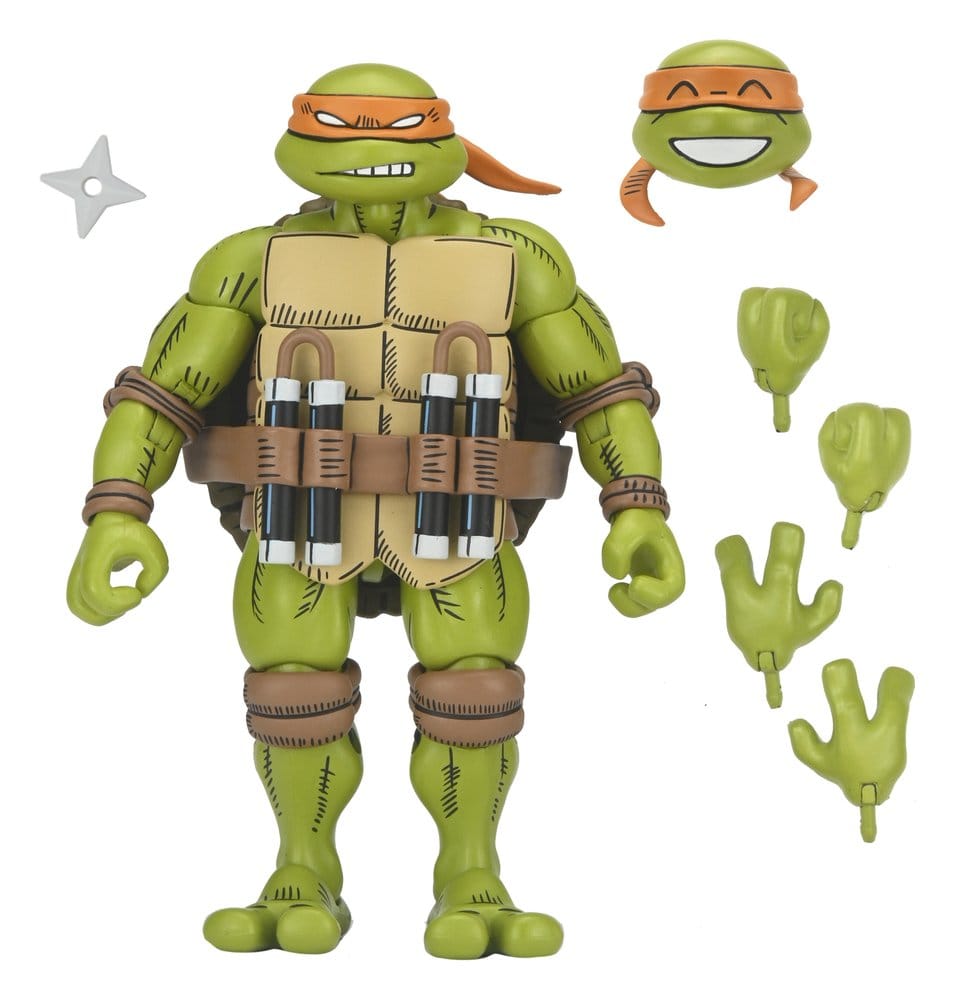 PRE ORDINE - Teenage Mutant Ninja Turtles x Usagi Yojimbo Ultimate Action Figure Michelangelo 18 cm