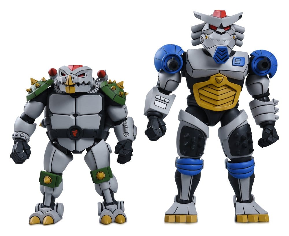 PRE ORDINE - Teenage Mutant Ninja Turtles (1987 Cartoon) 2-Pack Action Figures Robo Tokka and Rahzar 18 cm