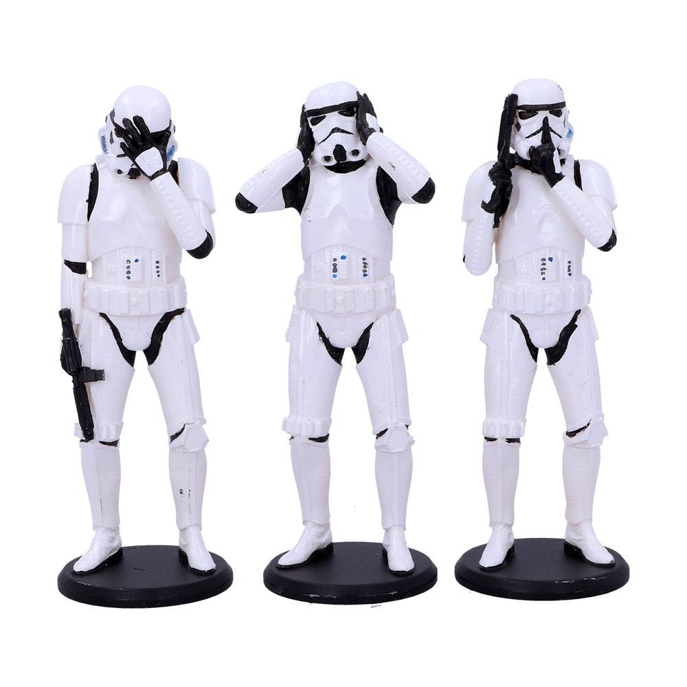 PRE ORDINE - Original Stormtrooper Figures 3-Pack Three Wise Stormtroopers 14 cm
