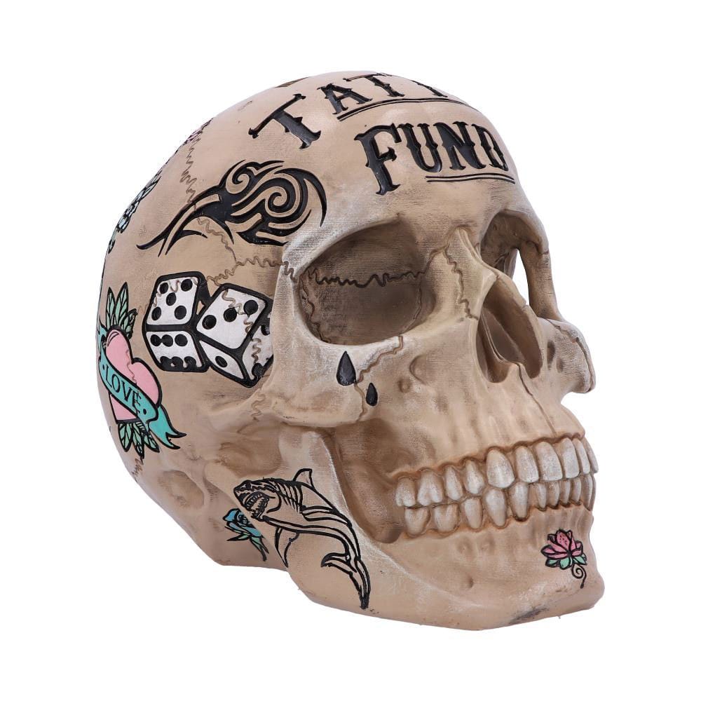 PRE ORDINE - Coin Bank Skull Tattoo Fund