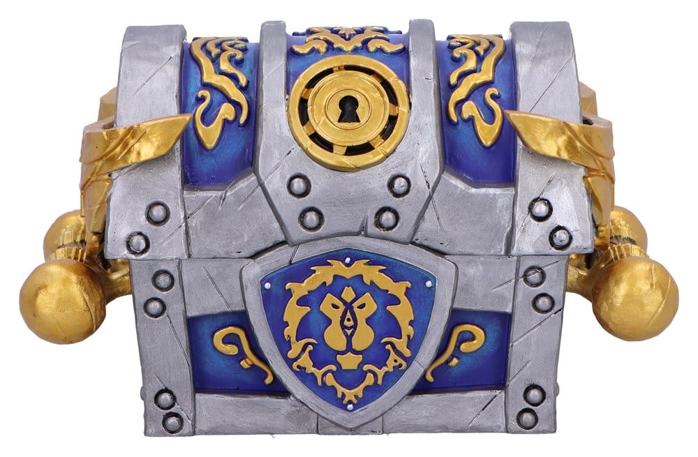 PRE ORDINE - World of Warcraft Storage Box Treasure Chest Alliance War 11 cm
