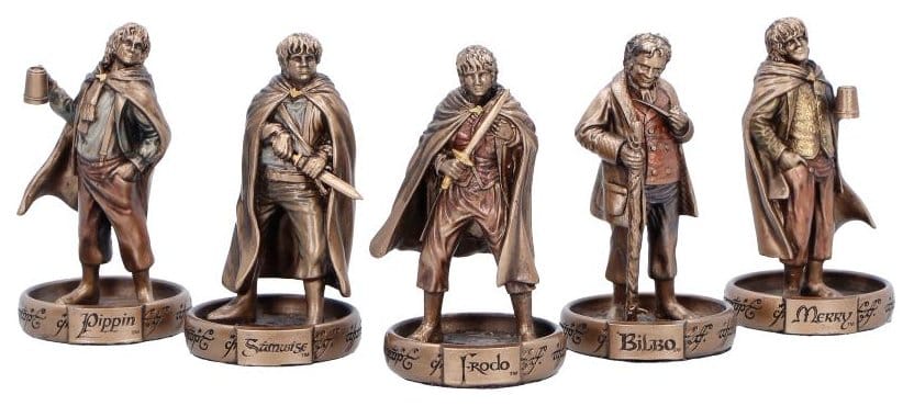 PRE ORDINE - Lord of the Rings Mini Figures The Hobbits of the Shire 7 cm