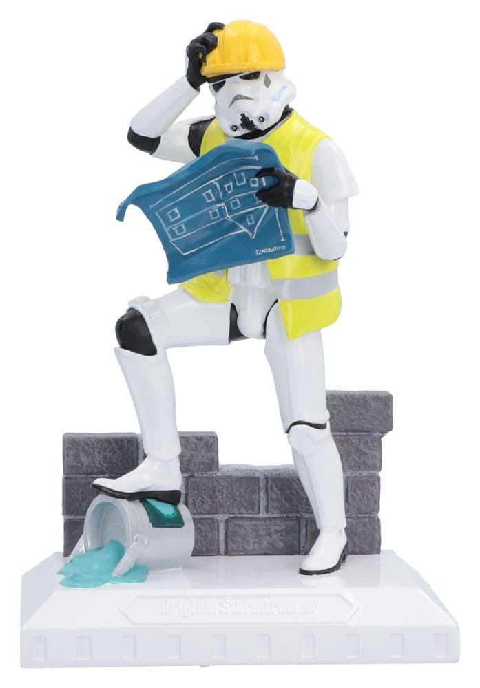 PRE ORDINE - Original Stormtrooper Figure Hit a Brick Wall 18 cm