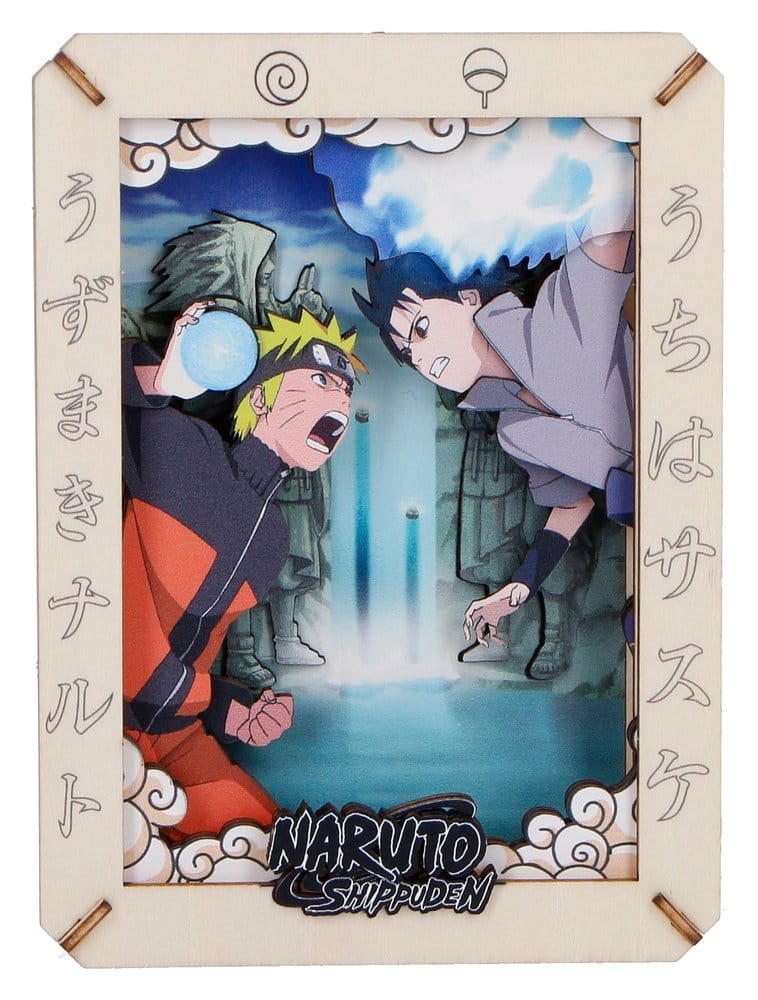 PRE ORDINE - Naruto Model Kit Wooden Theatre The Final Valley (Medium) 14 cm
