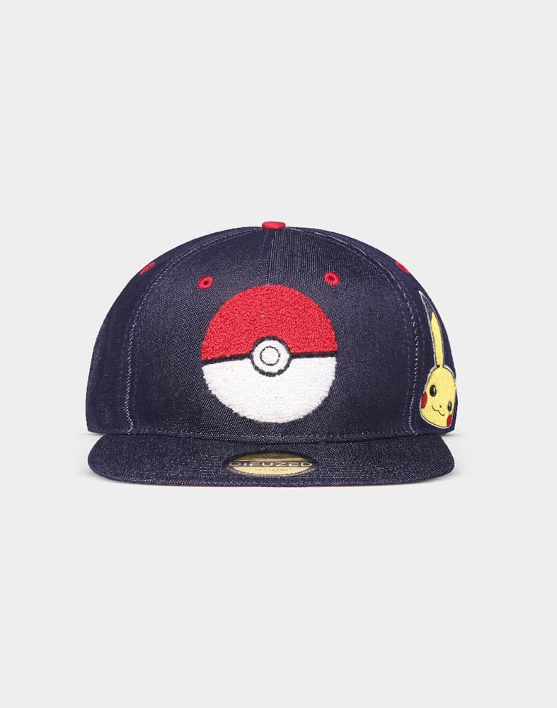 PRE ORDINE - Pokémon Denim Snapback Cap Logo