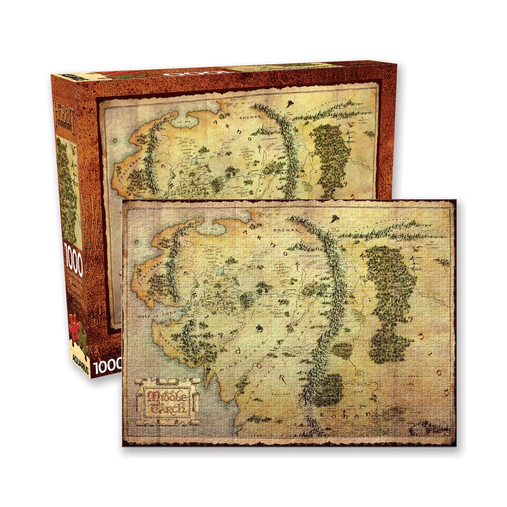 PRE ORDINE - The Hobbit Jigsaw Puzzle Map (1000 pieces)