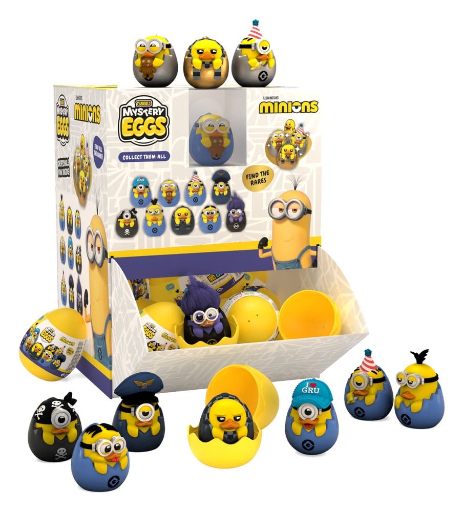 PRE ORDINE - Minions Tubbz Mini Figures Mystery Egg Blind Box Display (36)