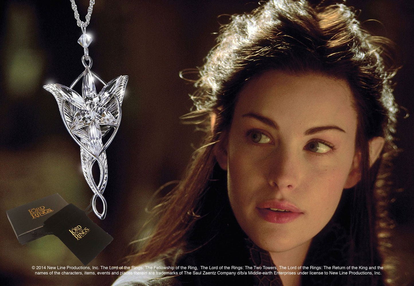PRE ORDINE - Lord of the Rings Pendant Arwen´s Evenstar (silver plated)