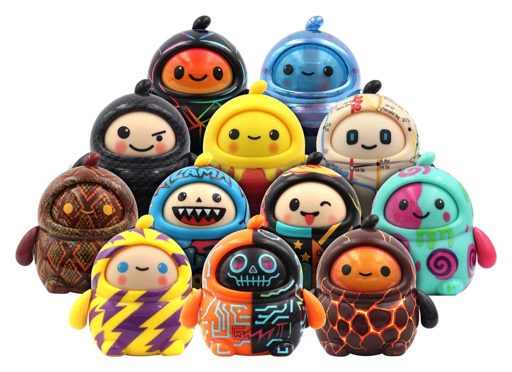 PRE ORDINE - LamaTama Electronic Collectible Figures 6 cm Series 3 heo Exclusive Blind Box Display (26)