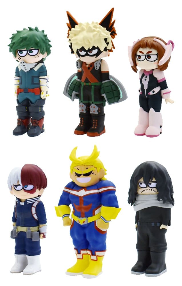 PRE ORDINE - My Hero Academia JIRORI Mini Figures 9 cm Vol. 1 Blind Box Display (6)
