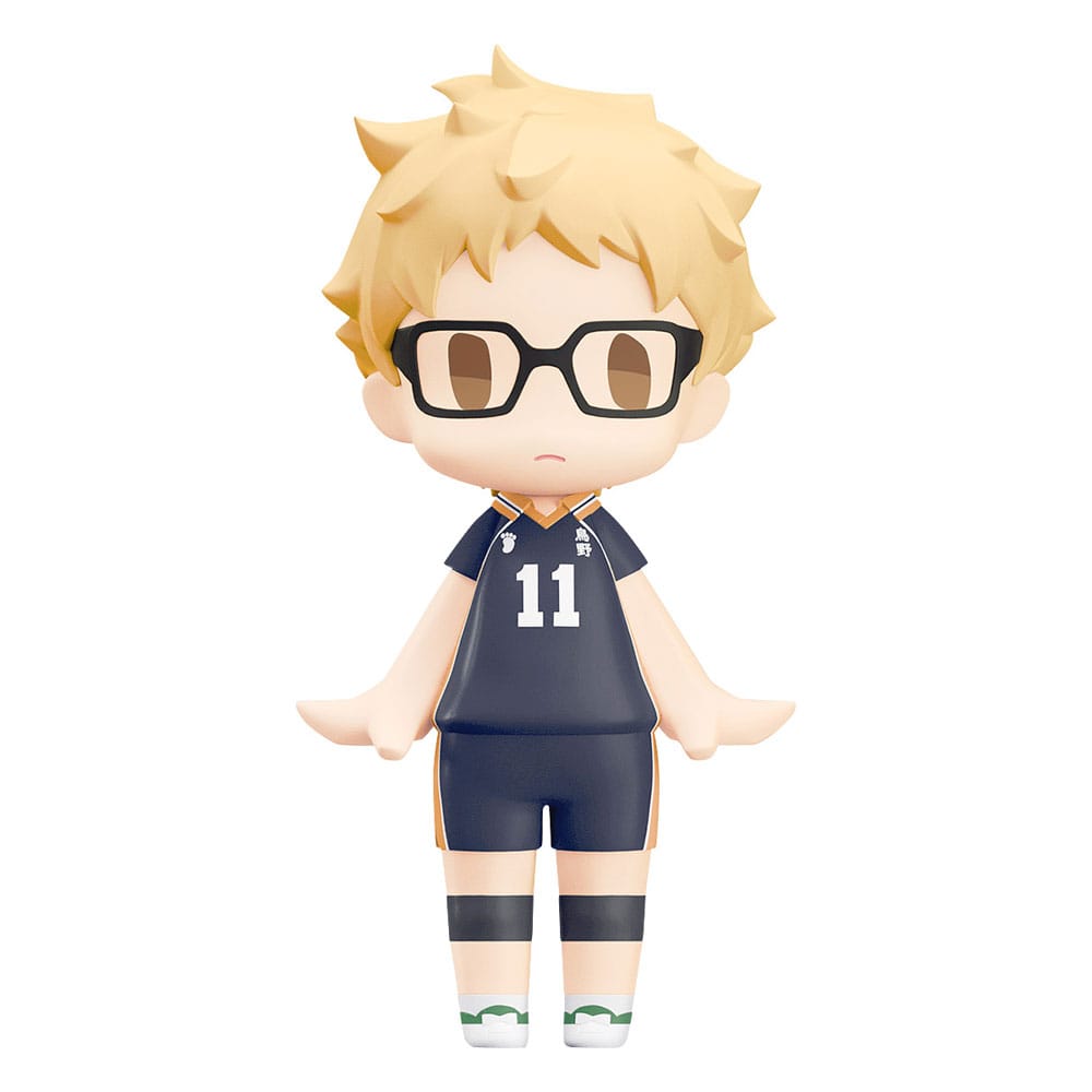 PRE ORDINE - Haikyu!! HELLO! GOOD SMILE Action Figure Kei Tsukishima 10 cm