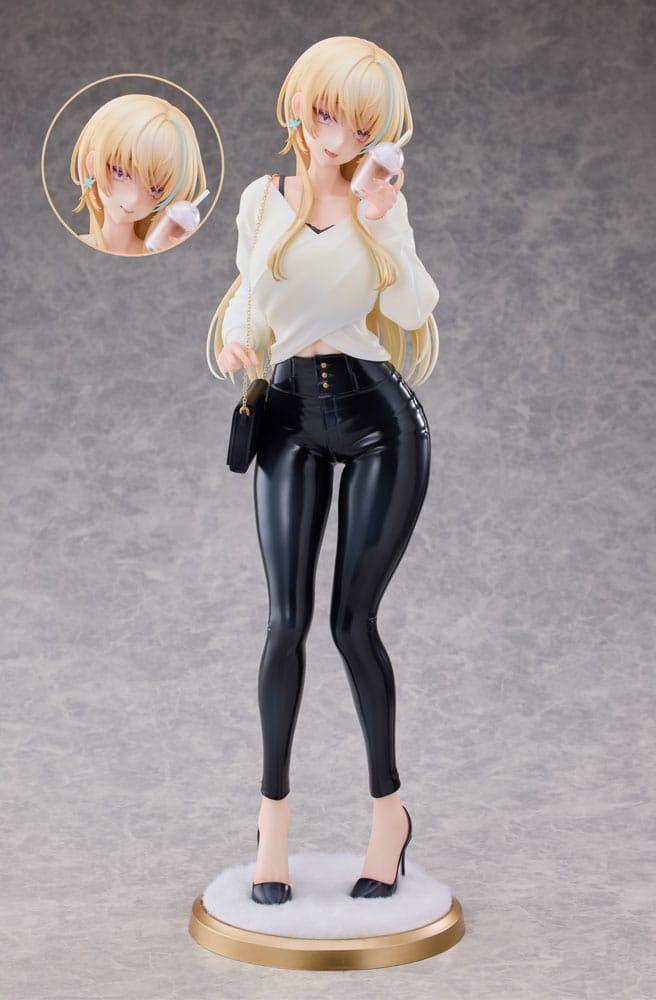 PRE ORDINE - Original Character Statue 1/4 Aoi Koigakubo Illustrated by Fujiko Leather Pants Deluxe Edition 42 cm