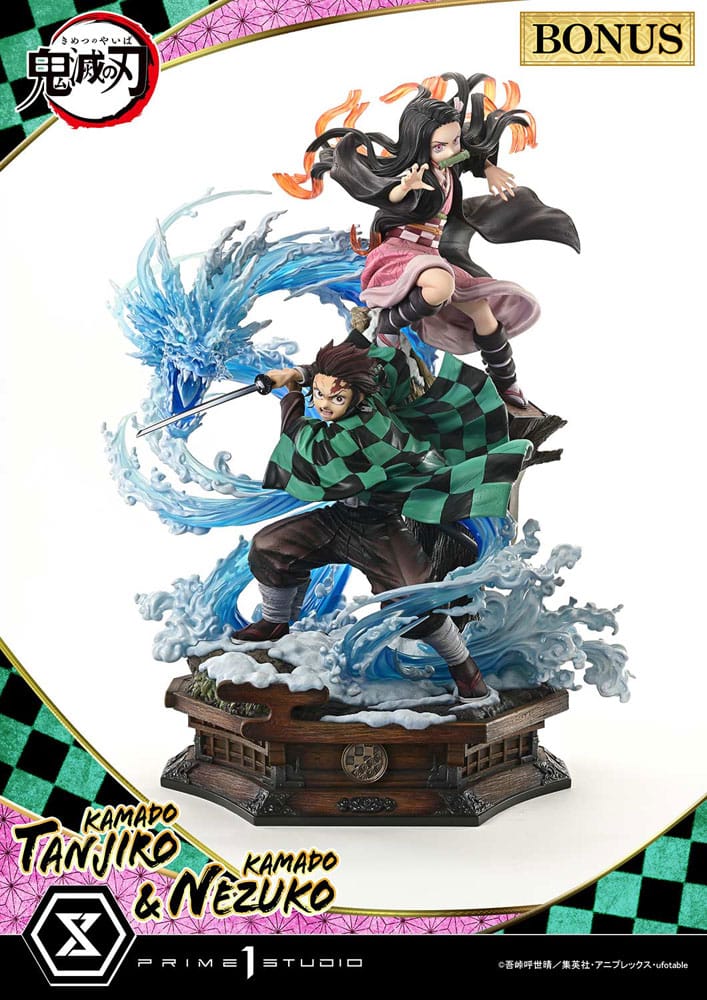 PRE ORDINE - Demon Slayer: Kimetsu no Yaiba Concept Masterline Series Statue 1/6 Nezuko & Tanjiro Ultimate Bonus Ver. 56 cm