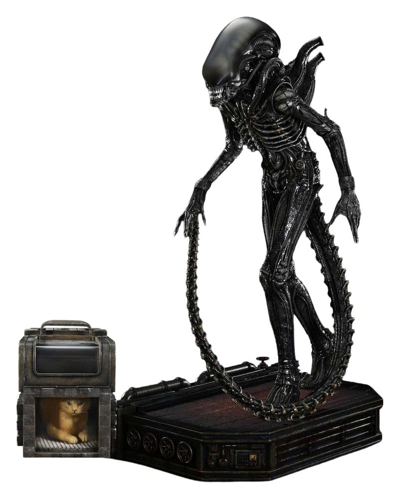 PRE ORDINE - Alien (Film) Museum Masterline XL Statue 1/3 Big Chap Xenomorph Close Up Shot Ver. DX Bonus Version 100 cm