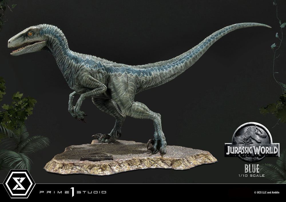PRE ORDINE - Jurassic World: Fallen Kingdom Prime Collectibles Statue 1/10 Blue (Open Mouth Version) 17 cm