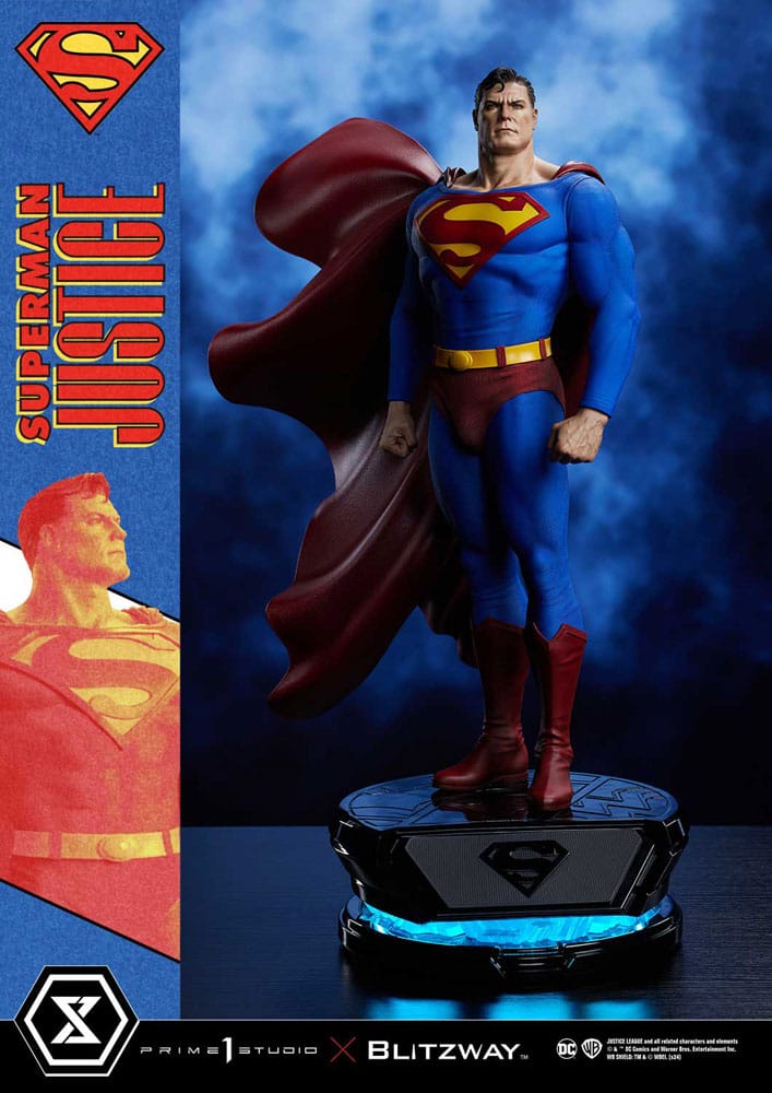 PRE ORDINE - DC Comics Premium Masterline Series Statue 1/4 Superman Justice Comics 57 cm