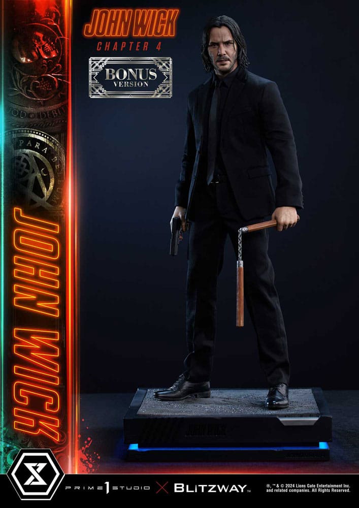 PRE ORDINE - John Wick Chapter 4 Ultimate Premium Masterline Series Statue 1/4 John Wick Deluxe Bonus Version 54 cm