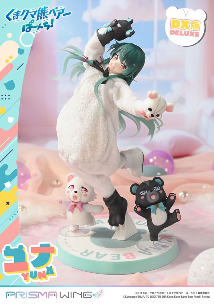 PRE ORDINE - Kuma Kuma Kuma Bear Punch! Prisma Wing PVC Statue 1/7 Yuna Deluxe Version 28 cm