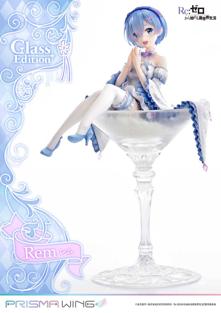 PRE ORDINE - Re:Zero - Starting Life in Another World Prisma Wing PVC Statue 1/7 Rem Glass Edition 23 cm