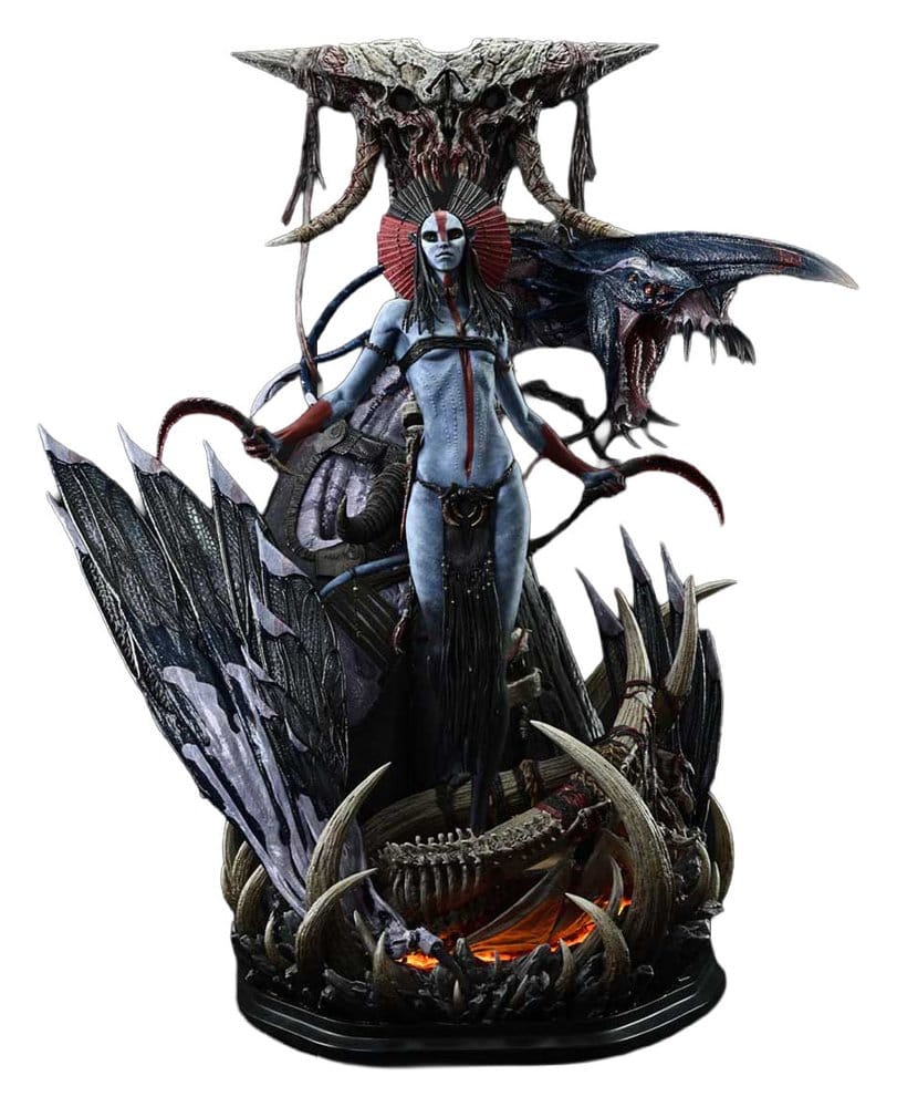 PRE ORDINE - Avatar: Fire and Ash (Film) Real Elite Masterline Series Statue 1/4 Varang & Nightwraith Avatar Legacy Collection Bonus Version 96 cm