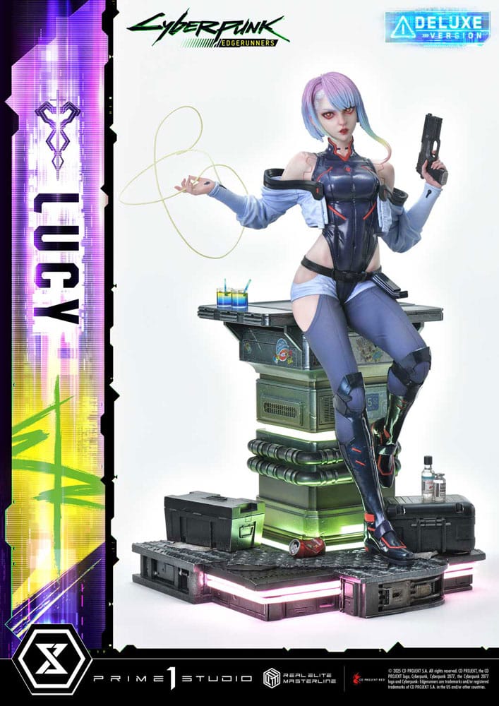 PRE ORDINE - Cyberpunk: Edgerunners Real Elite Masterline Series Statue 1/4 Lucy Deluxe Version 50 cm