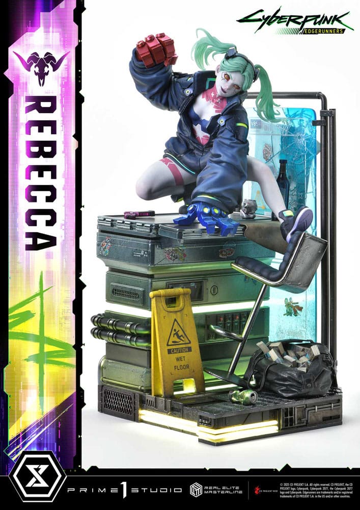 PRE ORDINE - Cyberpunk: Edgerunners Real Elite Masterline Series Statue 1/4 Rebecca 54 cm