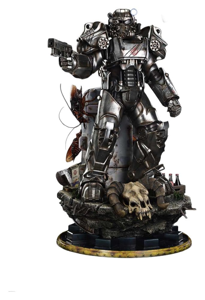 PRE ORDINE - Fallout Real Elite Masterline Statue 1/4 Maximus Power Armor DX Bonus Version 67 cm