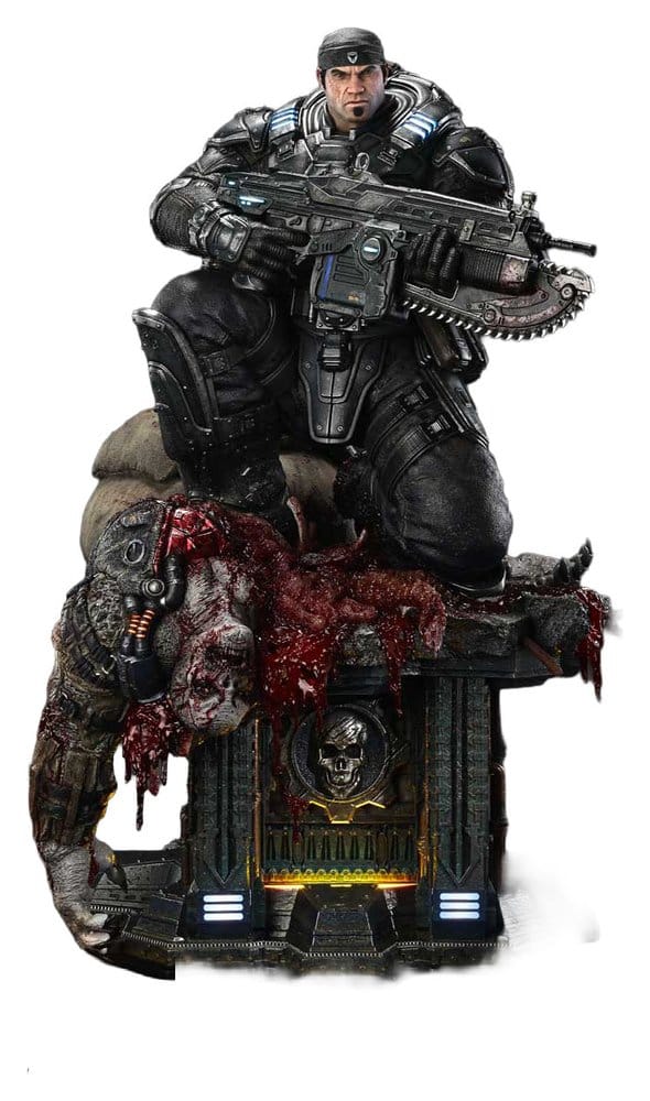 PRE ORDINE - Gears of War: Reloaded Real Elite Masterline Series Statue 1/3 Marcus Fenix Ultimate Version 97 cm