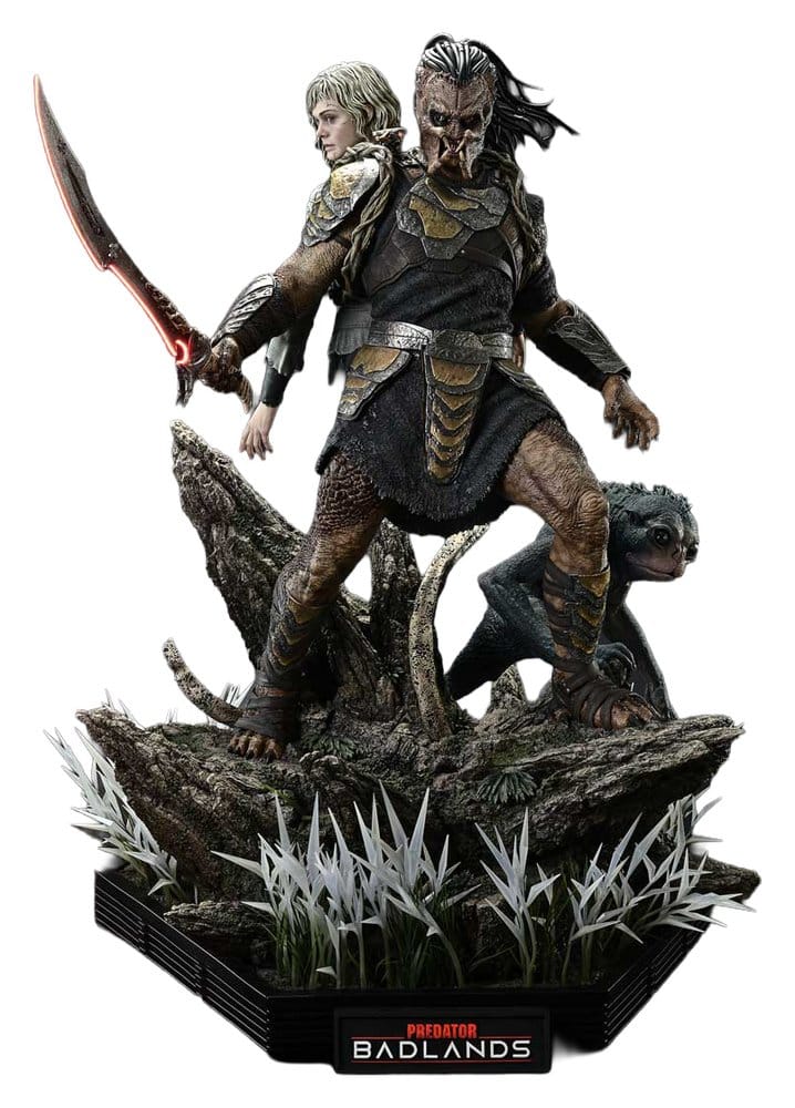 PRE ORDINE - Predator Real Elite Masterline Statue 1/3 Badlands Dek & Thia 87 cm