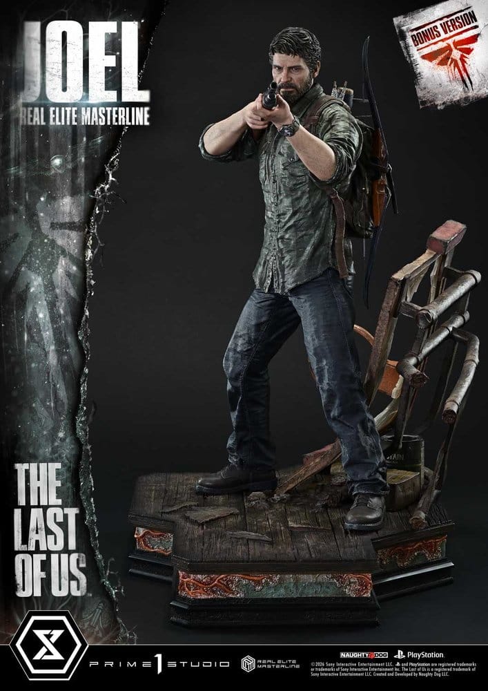 PRE ORDINE - The Last of Us (Part I) Real Elite Masterline Statue 1/4 Joel Bonus Version 52 cm