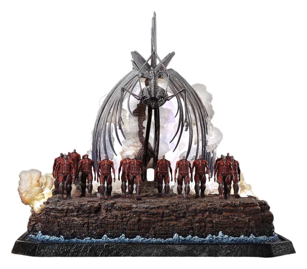 PRE ORDINE - Attack on Titan West Ultimate Diorama Masterline Series Statue The Rumbling 64 cm