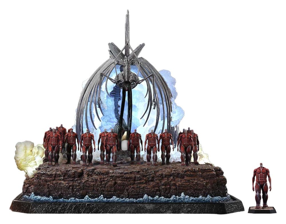 PRE ORDINE - Attack on Titan West Ultimate Diorama Masterline Series Statue The Rumbling Bonus Version 64 cm